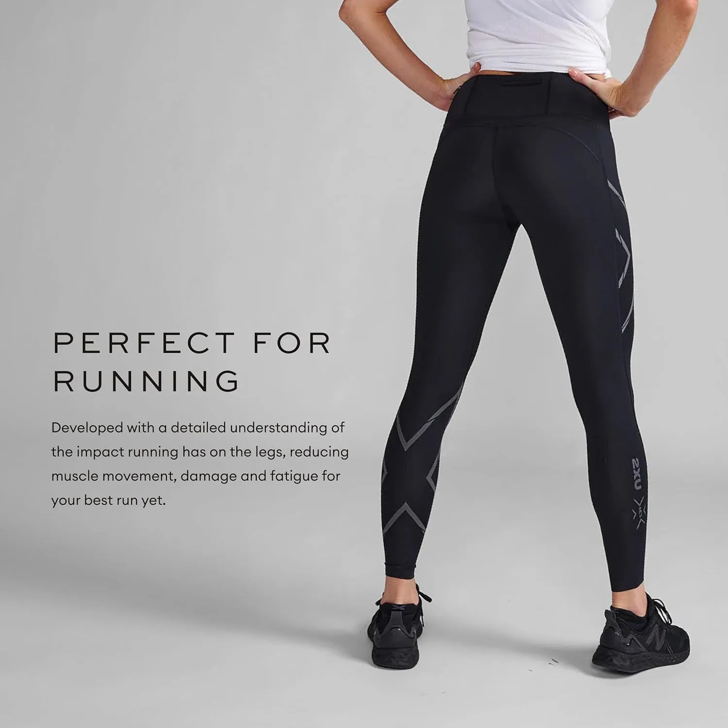 2XU Women's Light Speed Compression Tights - Lightweight & Flexible Support for Improved Running Performance