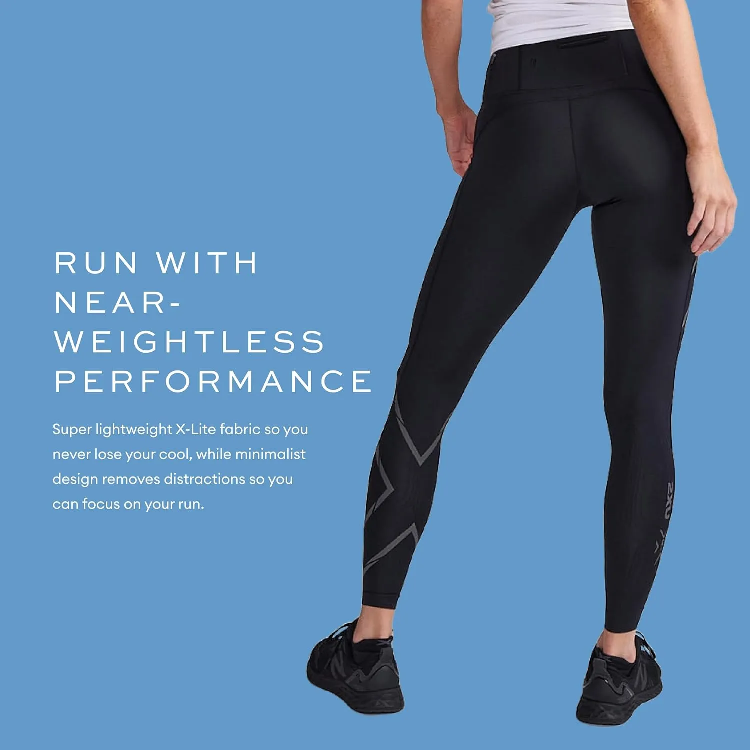 2XU Women's Light Speed Compression Tights - Lightweight & Flexible Support for Improved Running Performance