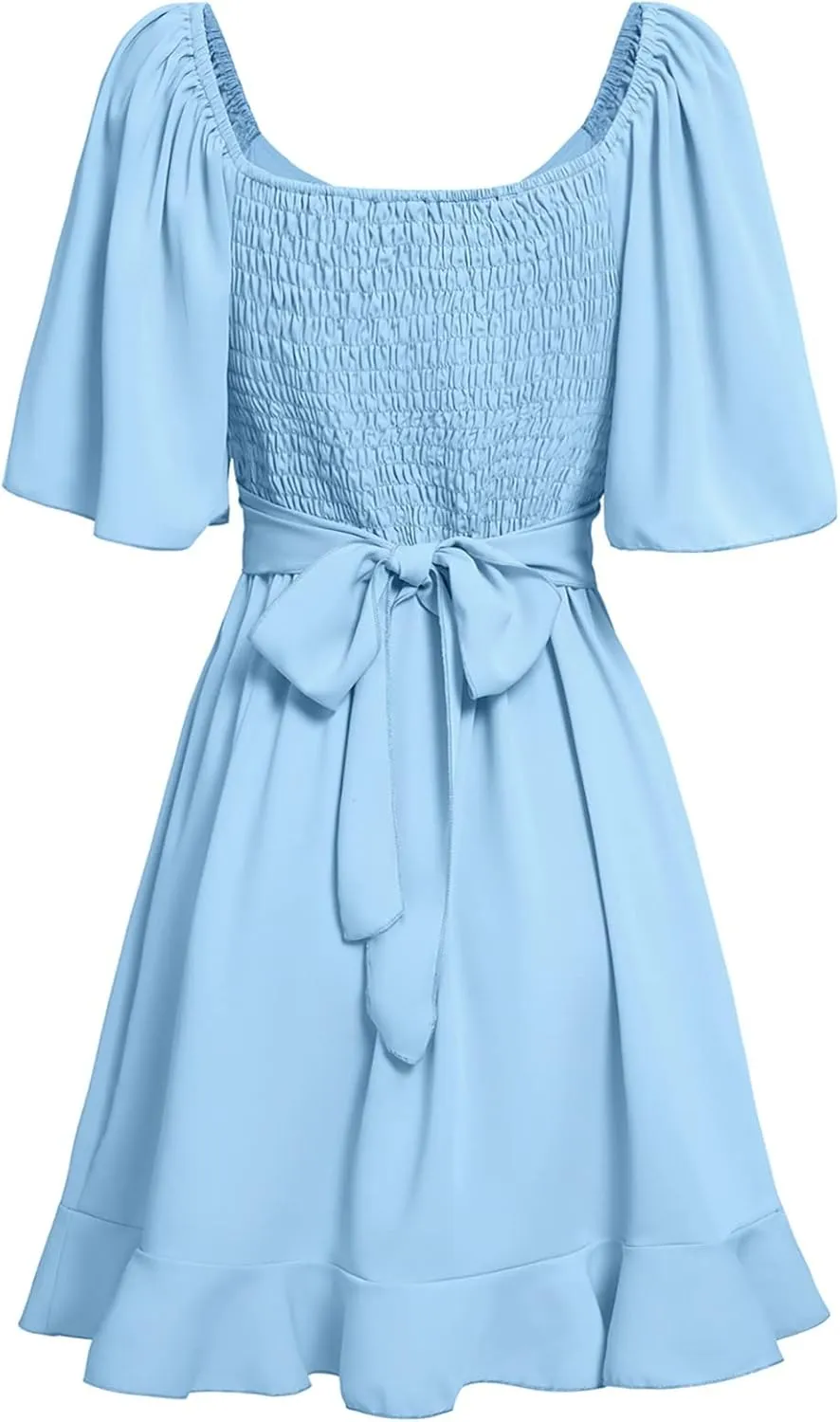 3/4 Sleeve Layered Tunic - V-Neck Loose Fit Summer Office Blouse