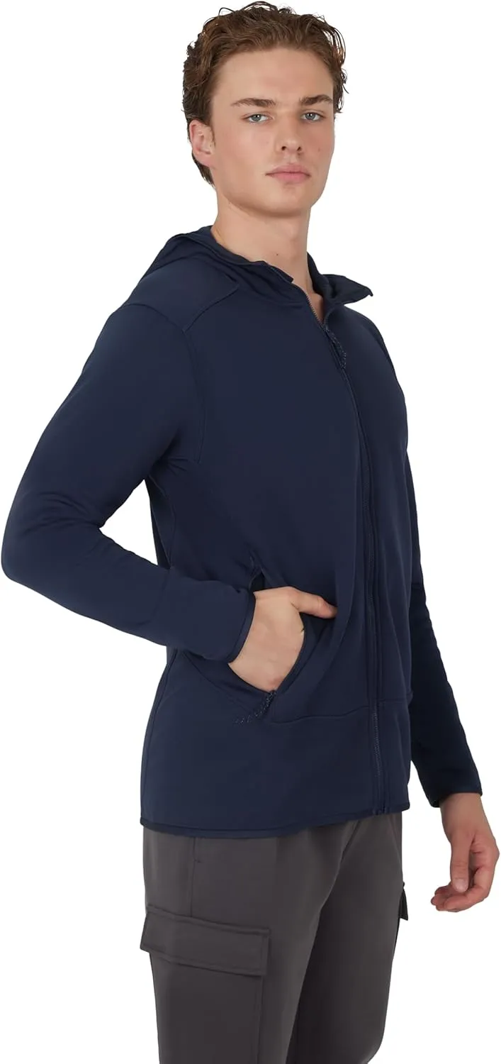 90 Degree By Reflex Mens Fleece Hoodie Jacket
