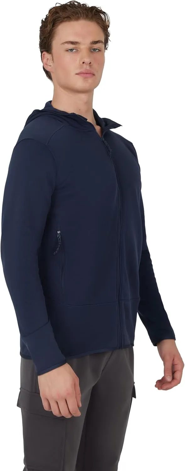 90 Degree By Reflex Mens Fleece Hoodie Jacket