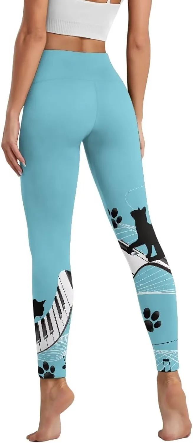 AFPANQZ Women's Yoga Leggings with Pockets Seamless Yoga Pants Casual Pants for Girls Running Dance Fitness Pants