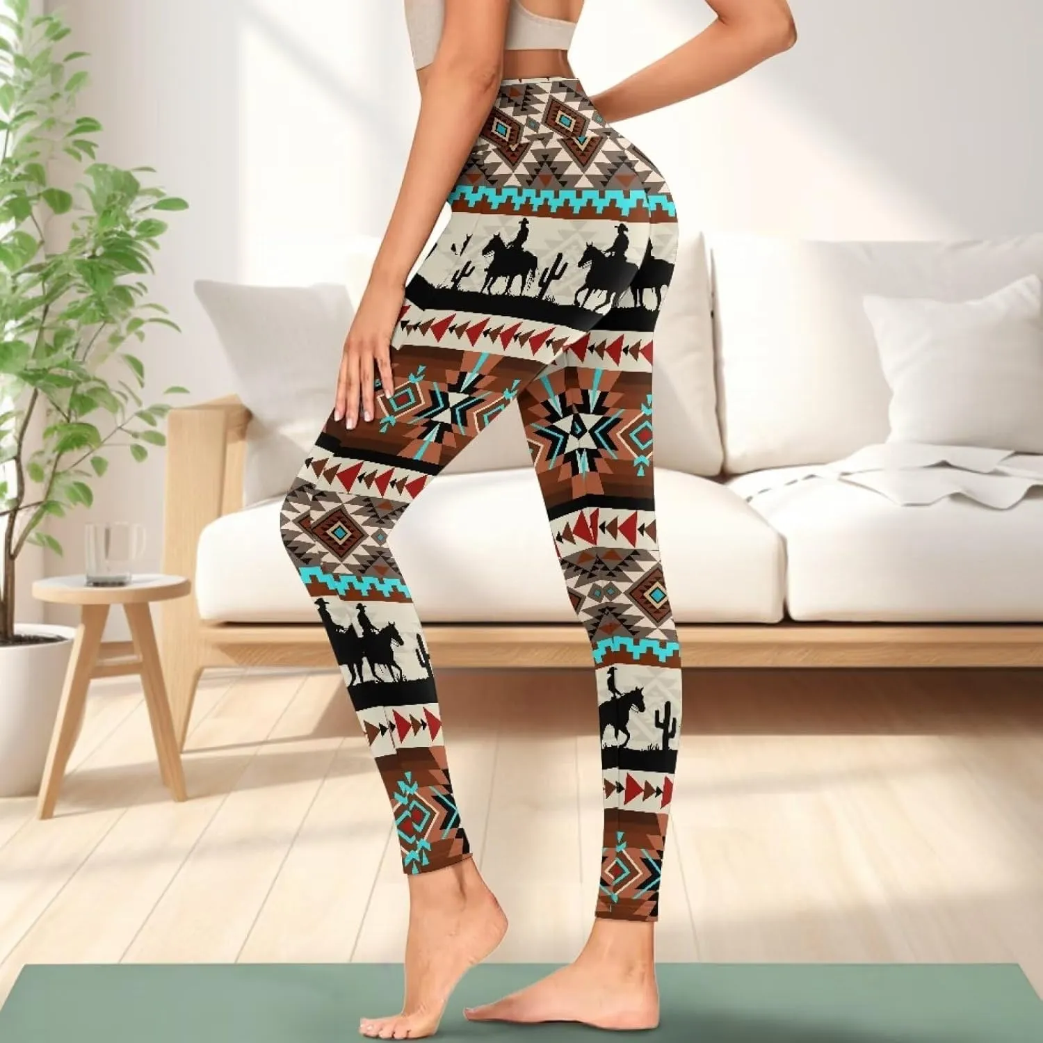 AFPANQZ Women's Yoga Leggings with Pockets Seamless Yoga Pants Casual Pants for Girls Running Dance Fitness Pants