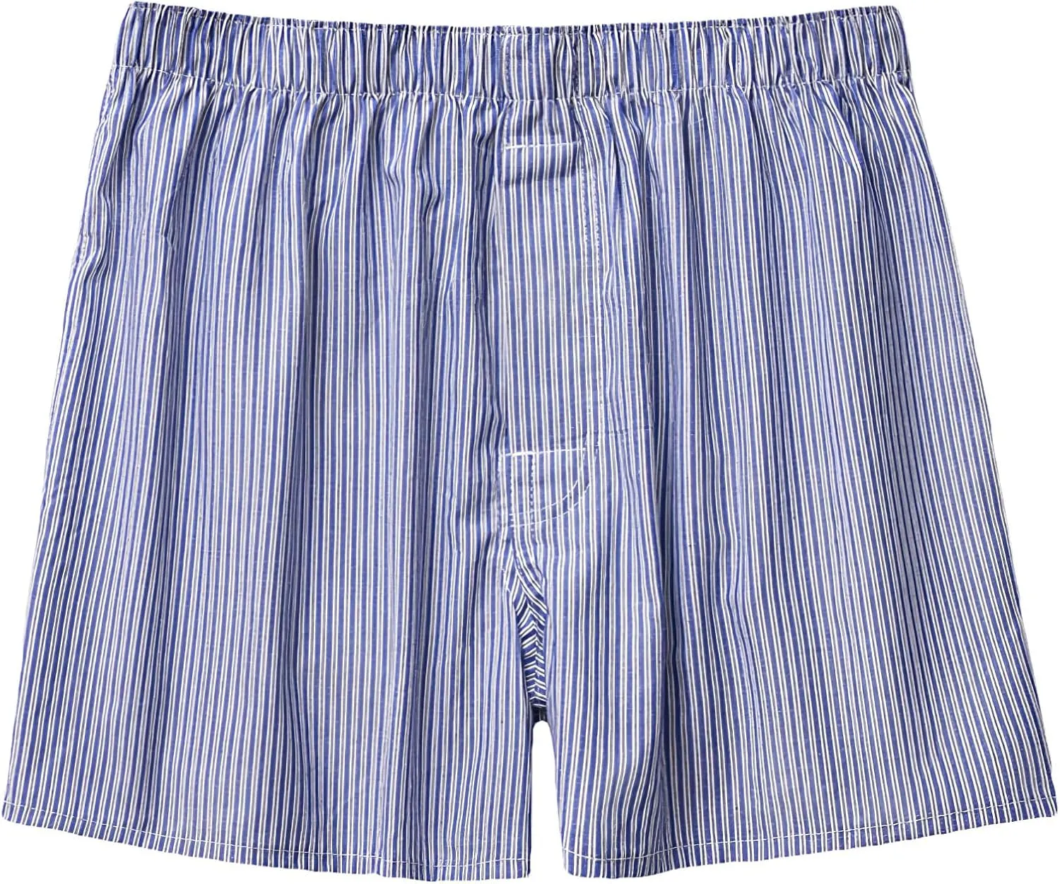 ANUFER Mens 3 Pack Cotton Pyjama Lounge Shorts Soft Comfy Button Fly Underwear Boxer Shorts