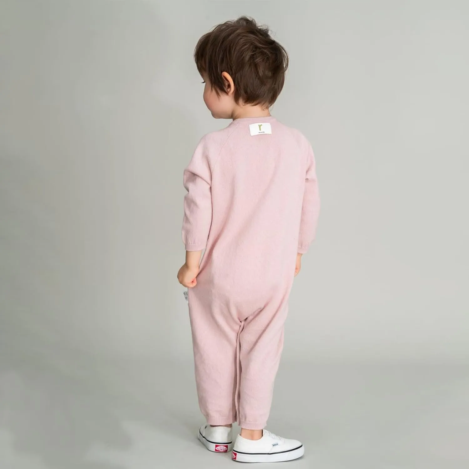 ArborTree 95% Organic Cotton   5% Cashmere Baby Organic Cashmere Shoulder Wrap Romper