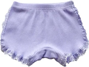 Baby Basic Bubble Short Toddler Girl Pure Color Cotton Summer Ruffle Thin Athletic Pull On Blend Triangle Leggings