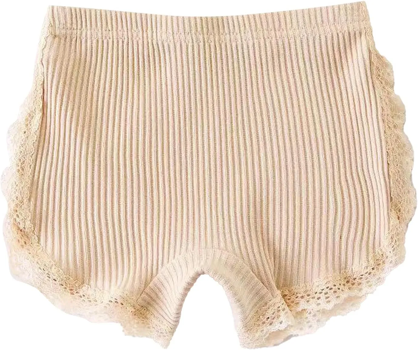 Baby Basic Bubble Short Toddler Girl Pure Color Cotton Summer Ruffle Thin Athletic Pull On Blend Triangle Leggings