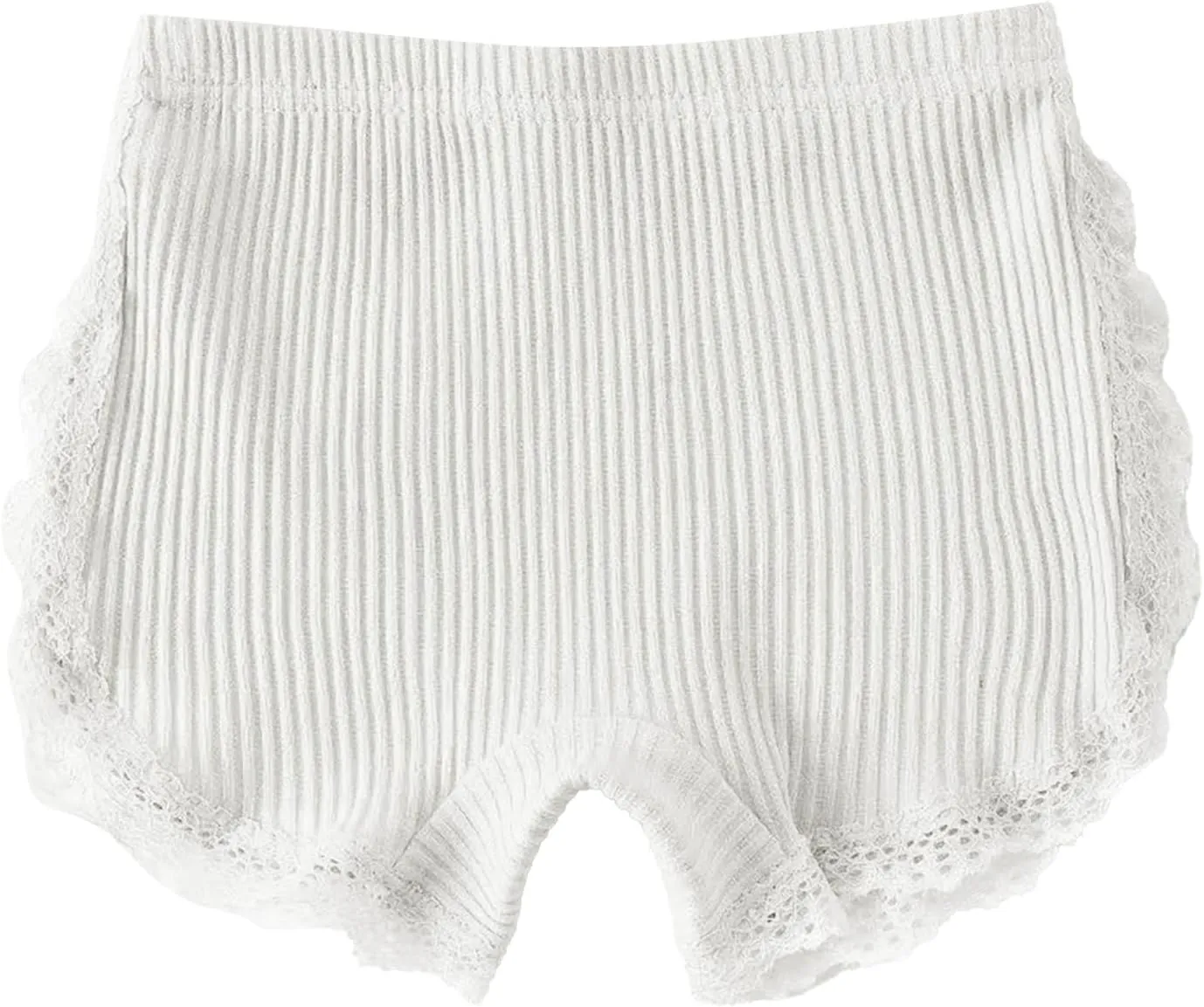 Baby Basic Bubble Short Toddler Girl Pure Color Cotton Summer Ruffle Thin Athletic Pull On Blend Triangle Leggings
