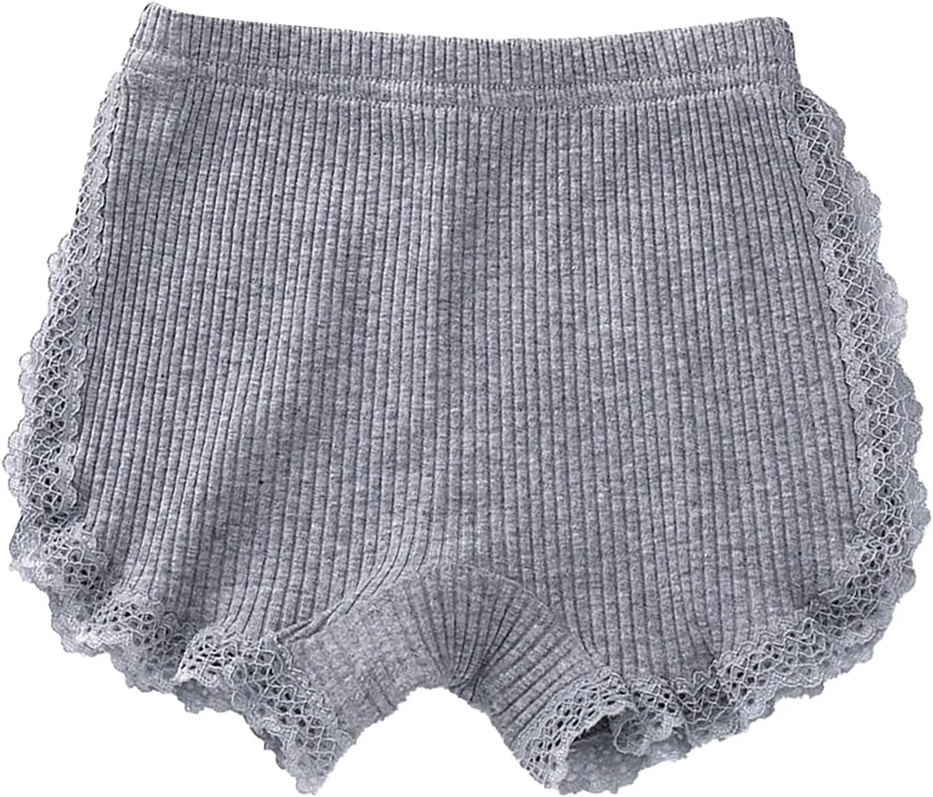 Baby Basic Bubble Short Toddler Girl Pure Color Cotton Summer Ruffle Thin Athletic Pull On Blend Triangle Leggings