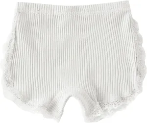 Baby Basic Bubble Short Toddler Girl Pure Color Cotton Summer Ruffle Thin Athletic Pull On Blend Triangle Leggings