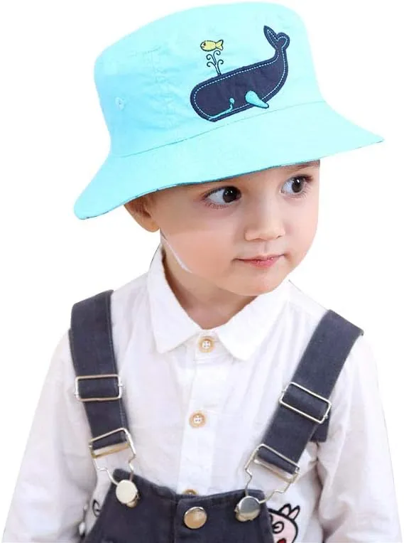 Baby Boy Bucket Toddler Kids Sun Hat UPF 50  Wide Brim Outdoor Beach Caps Play hat