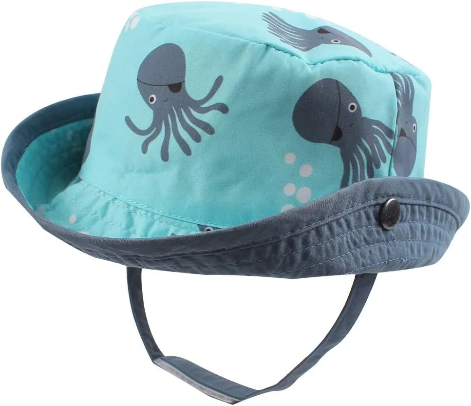 Baby Boy Bucket Toddler Kids Sun Hat UPF 50  Wide Brim Outdoor Beach Caps Play hat