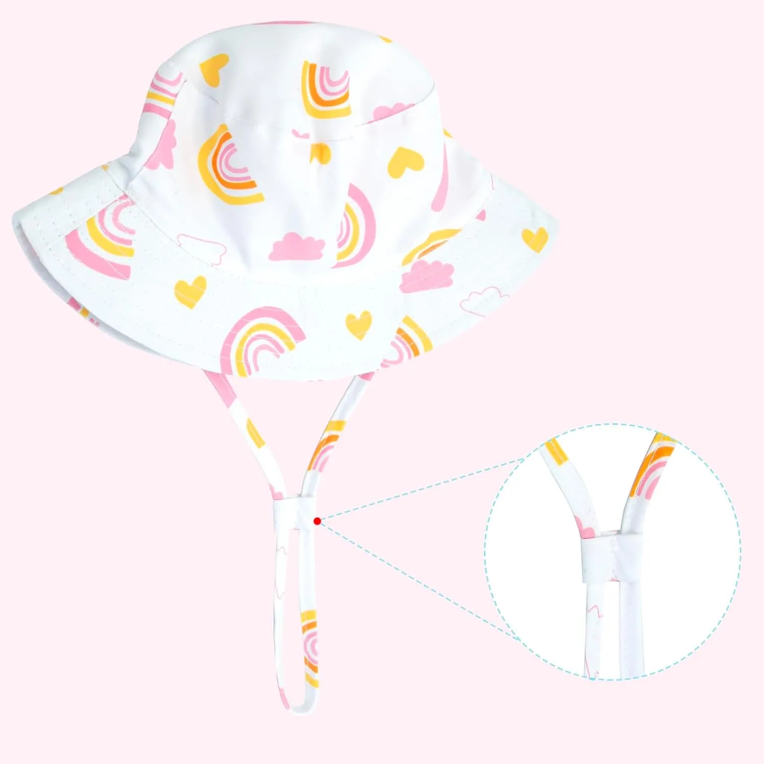 Baby Boy Bucket Toddler Kids Sun Hat UPF 50  Wide Brim Outdoor Beach Caps Play hat