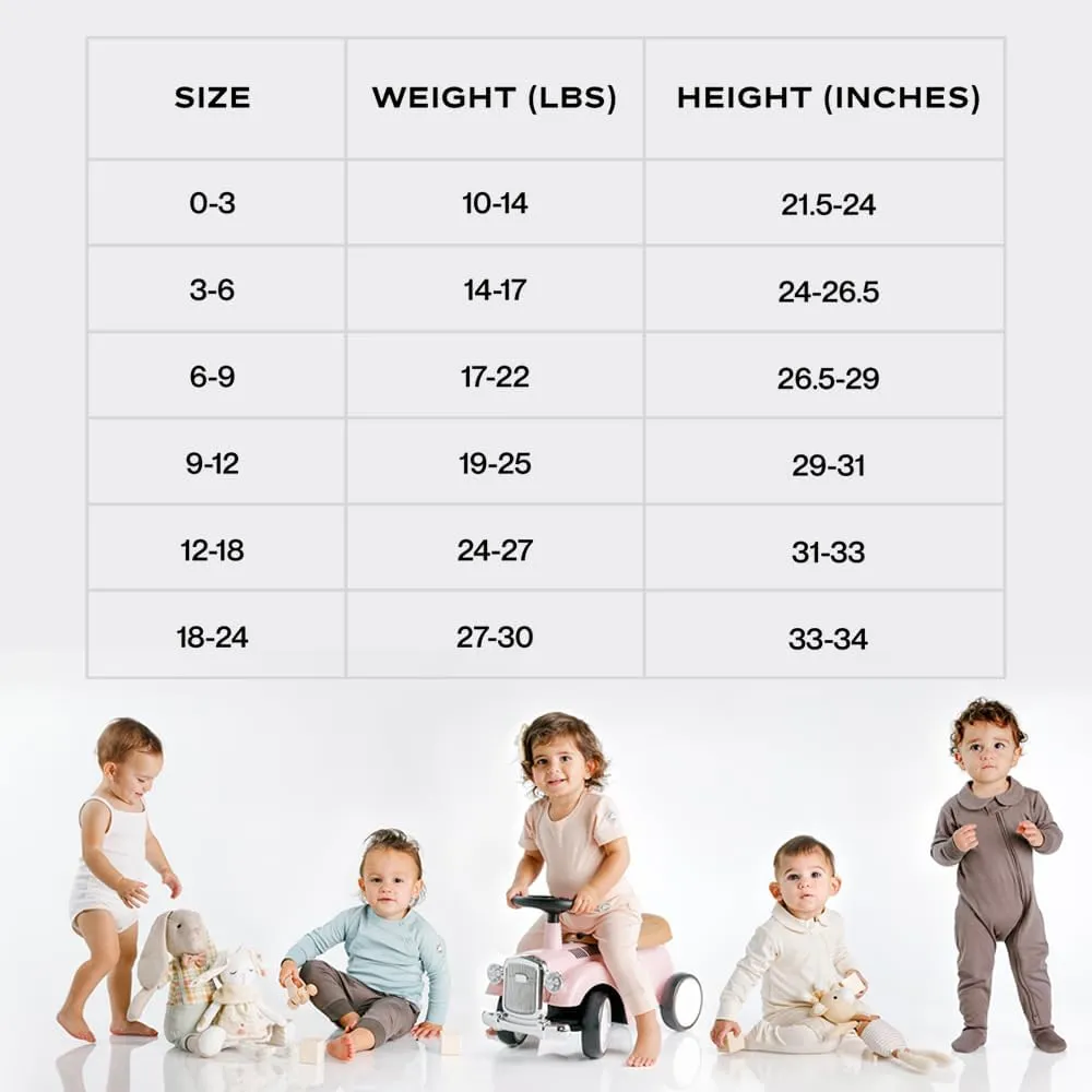 Baby Shorts, 100% Organic Cotton Baby Clothes, Soft Pull-On Joggers, Security Tracker Pocket, Infant Toddler