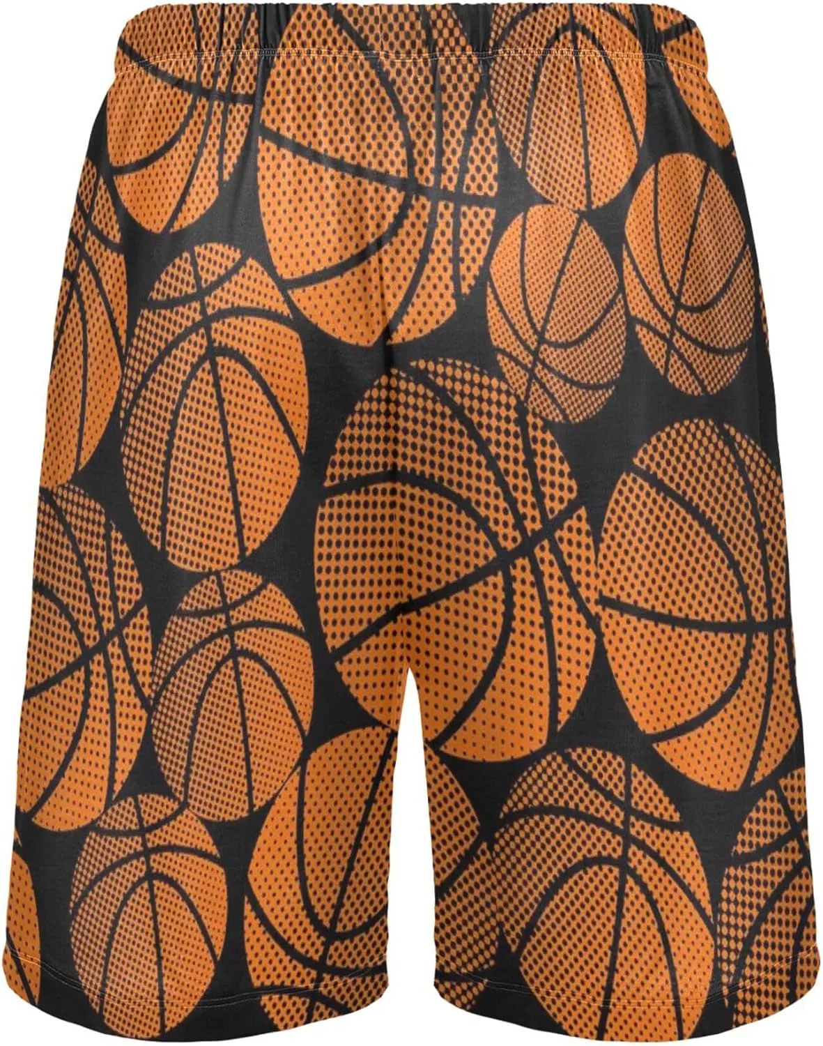 Basketball Pattern Men's Pajama Pants Shorts Sleepwear Lounge Pajama Bottoms