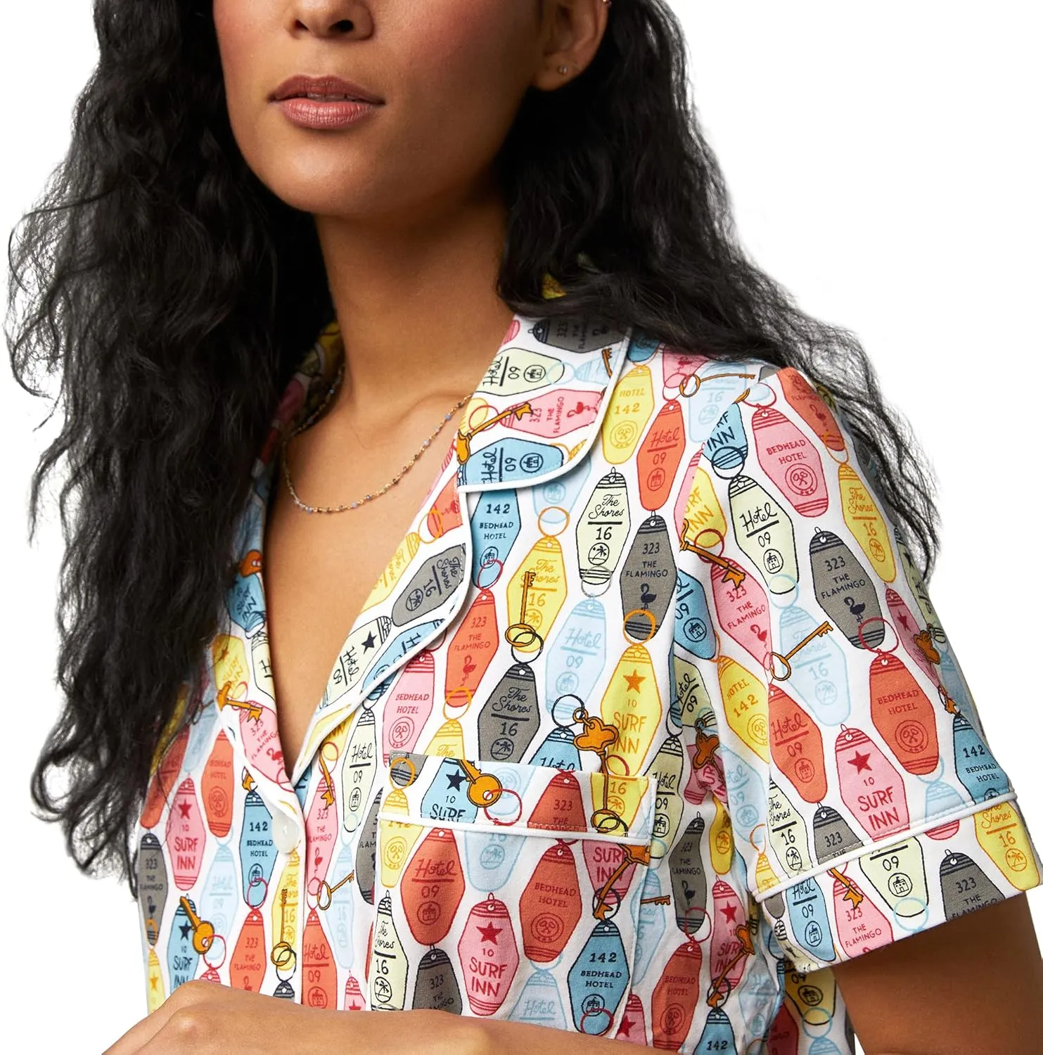 BedHead PJs Organic Cotton Short Sleeve Crop PJ Set