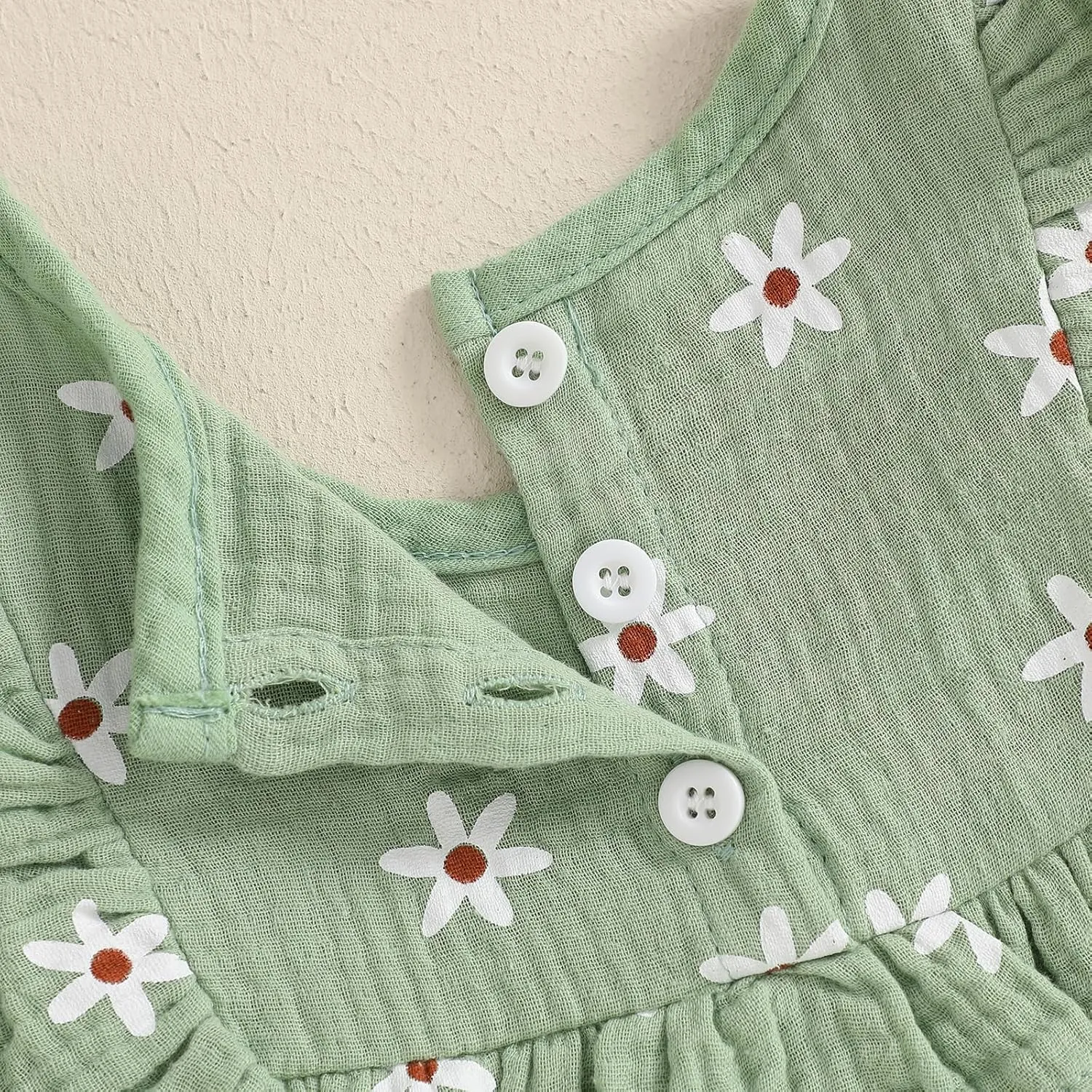 BemeyourBBs Summer Toddler Girl Clothes Baby Girl Ruffle Sleeveless Shirt with Buttons Bow Bloomers Shorts Set Cute Outfits