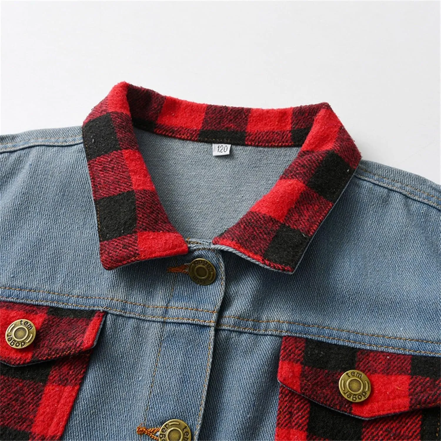 Boys' Basic Denim Trucker Jackets Children Fall Outwear Trendy Jeans Coats Boys' Denim Trucker Jacket