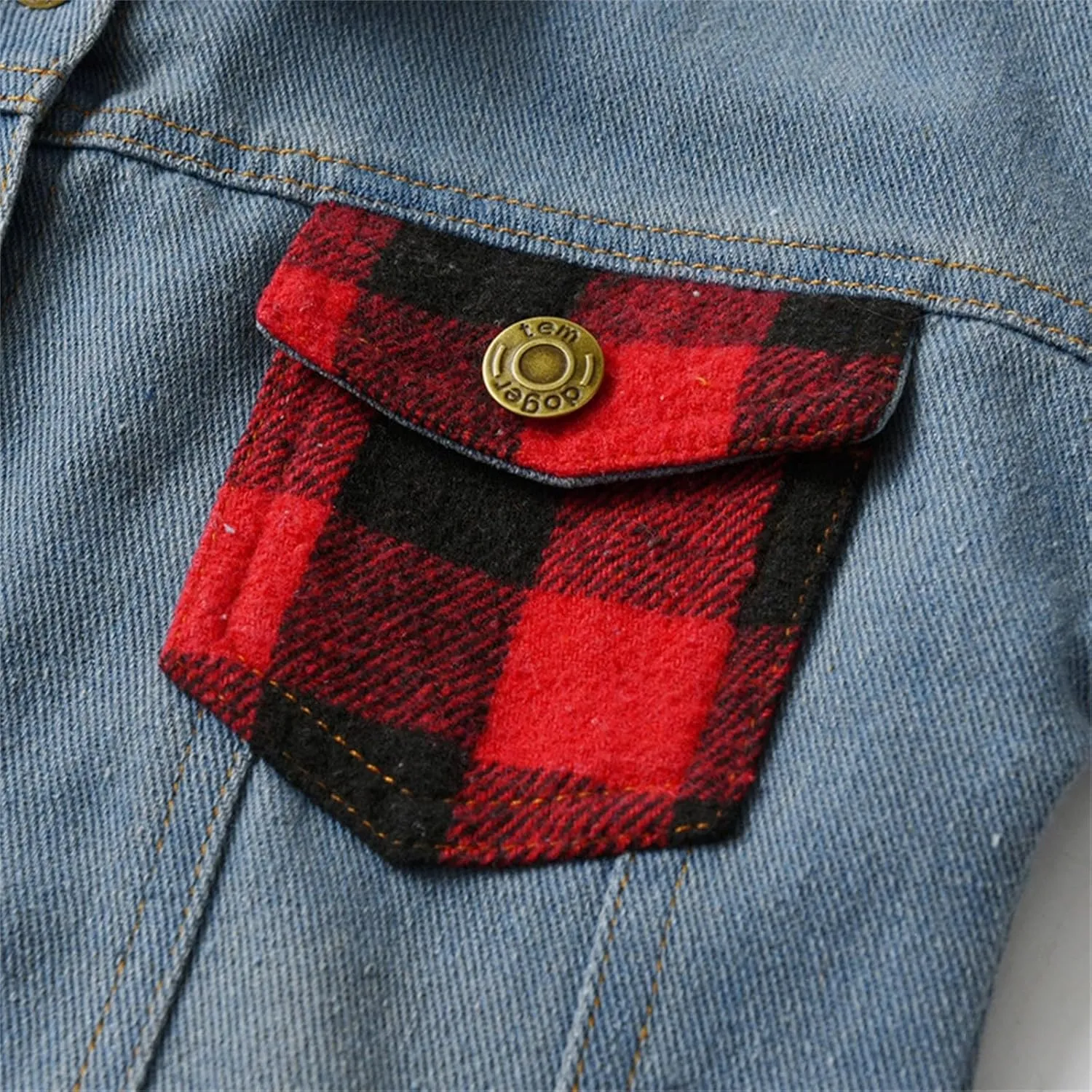 Boys' Basic Denim Trucker Jackets Children Fall Outwear Trendy Jeans Coats Boys' Denim Trucker Jacket
