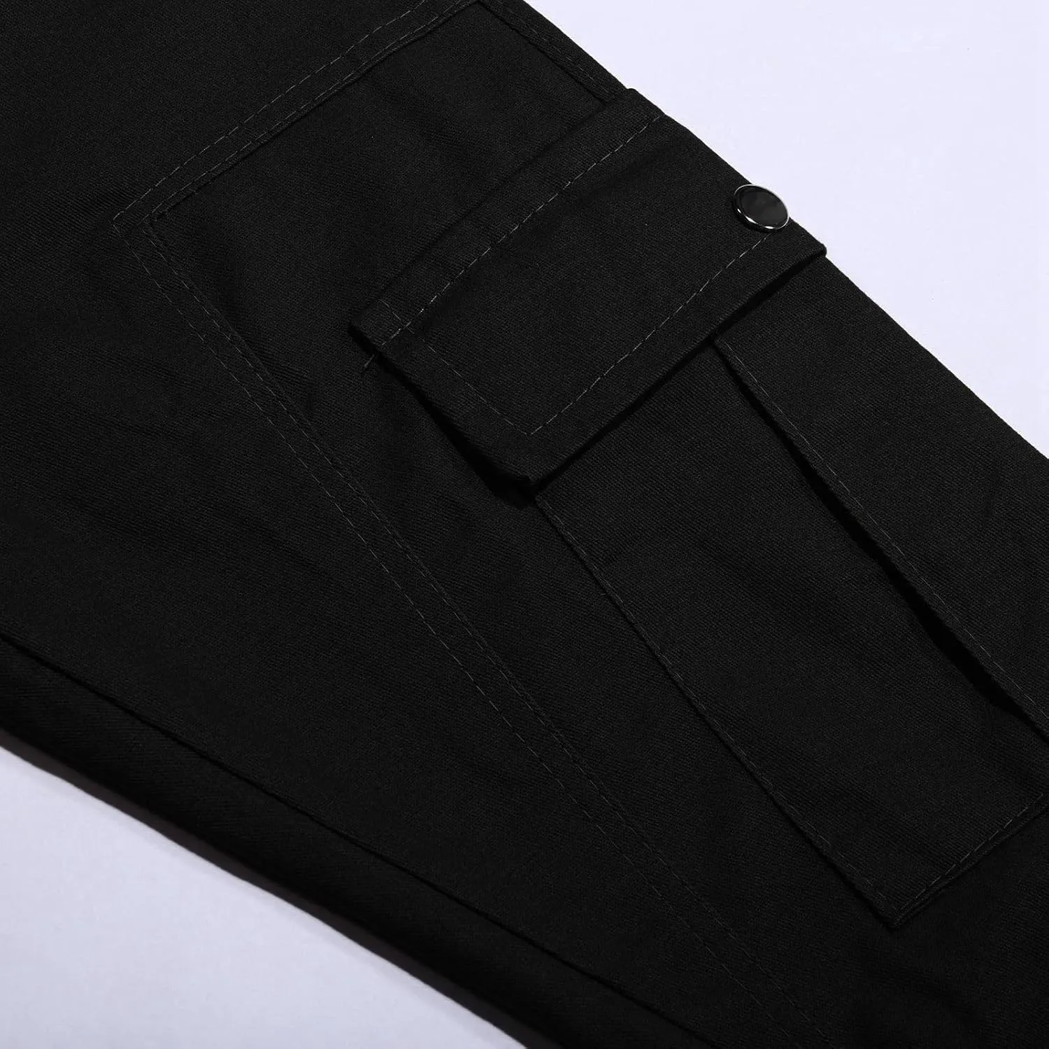 Boys Cargo Joggers Pants Kids' Stretch Casual Cargo Pants Elastic Waist Casual Jogging Trousers Bottom for Kids 3-16 Years