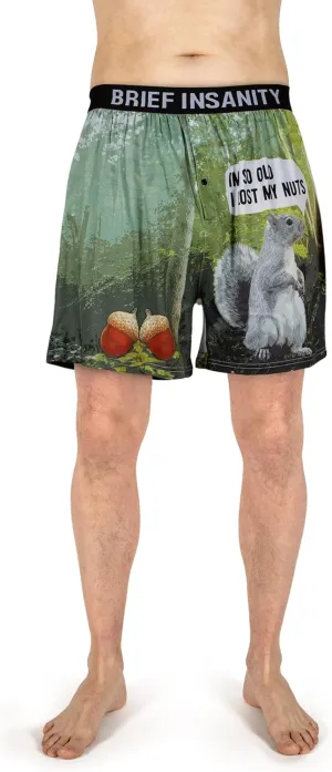 BRIEF INSANITY Comfortable Loose Fit Boxer Shorts (Humorous) | Silky Feel Graphic Print Boxers for Men & Women New