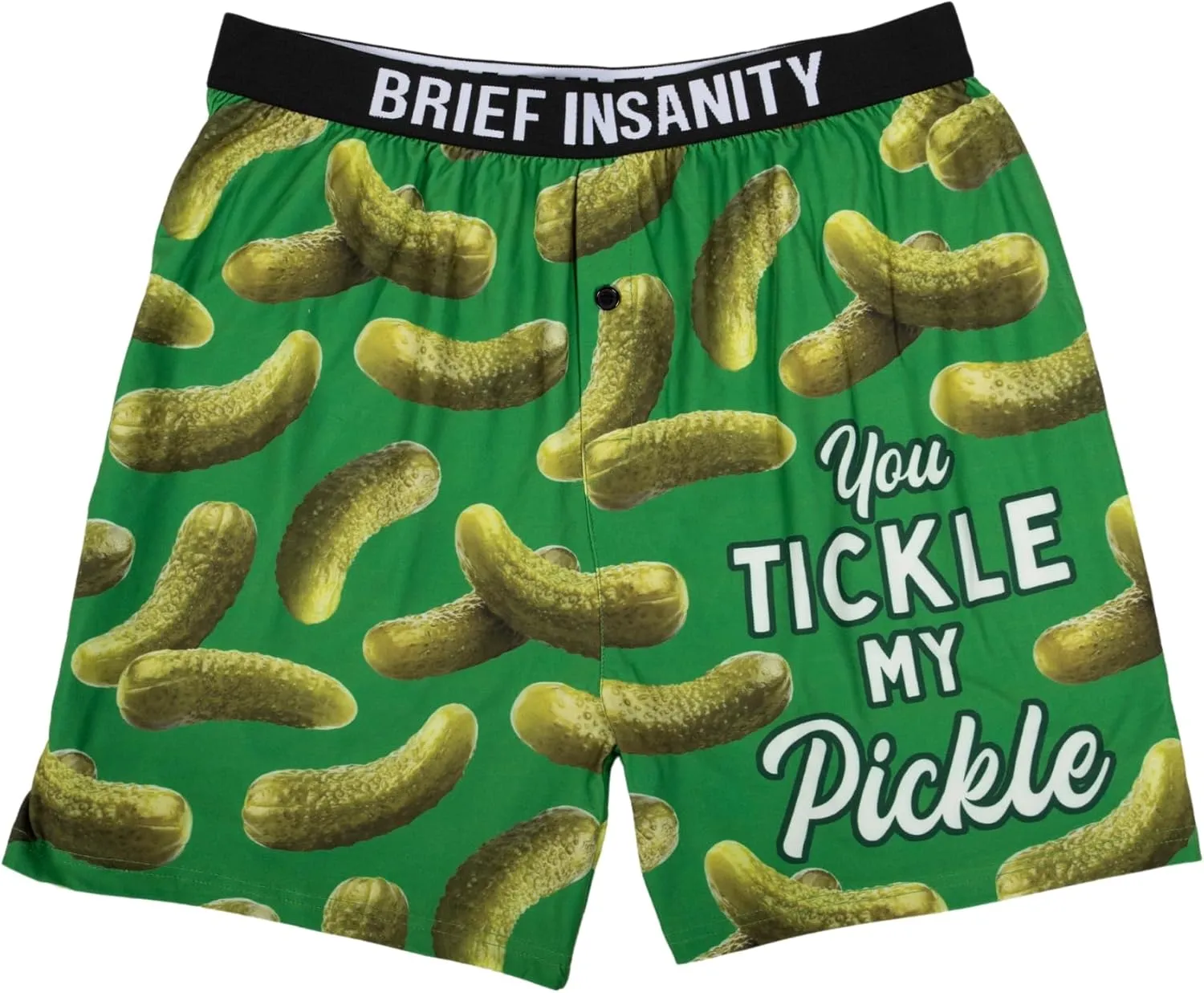 BRIEF INSANITY Comfortable Loose Fit Boxer Shorts (Humorous) | Silky Feel Graphic Print Boxers for Men & Women New