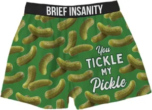 BRIEF INSANITY Comfortable Loose Fit Boxer Shorts (Humorous) | Silky Feel Graphic Print Boxers for Men & Women New