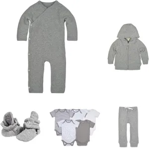 Bundle of Burt's Bees Baby Romper Jumpsuit   baby girls Sweatshirts   Baby Unisex Baby Sweatpants   Baby Unisex Baby Bodysuits, 5-Pack   Baby girls Booties, 0-3 Months US