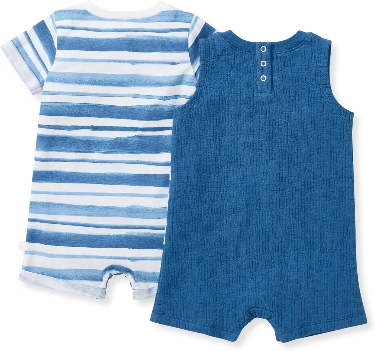 Burt's Bees Baby Baby Boys Jumpsuit, 100% Organic Cotton One-piece Romper Short Or Long Sleeve Shortall Coverall