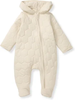 Burt's Bees Baby baby-girls Infant Bunting Jumpsuit, 100% Organic Cotton One-piece Long Sleeve Outfit Coverall