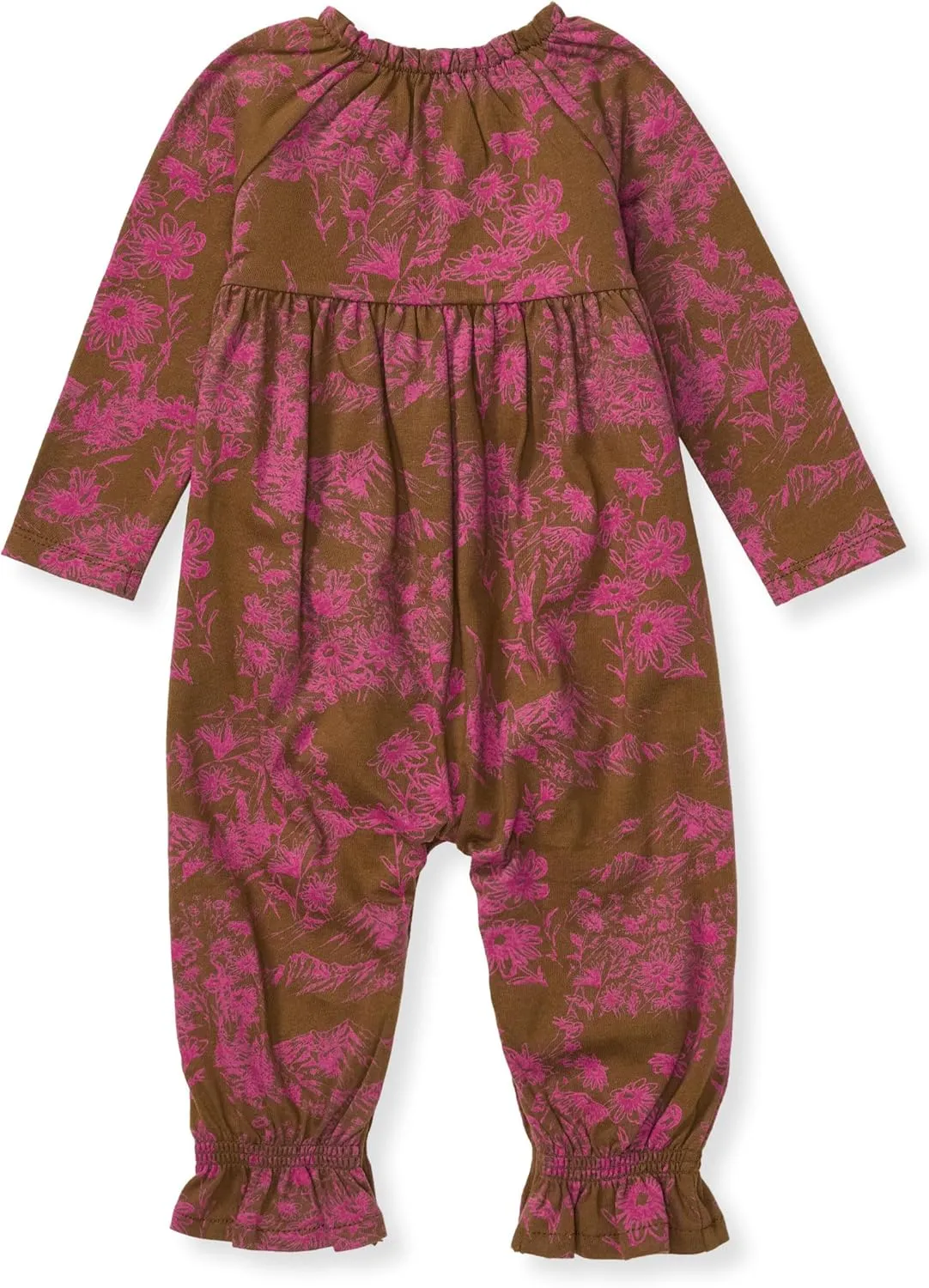 Burt's Bees Baby baby-girls Jumpsuit, 100% Organic Cotton One-piece Long Sleeve Outfit Coverall