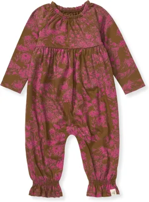 Burt's Bees Baby baby-girls Jumpsuit, 100% Organic Cotton One-piece Long Sleeve Outfit Coverall