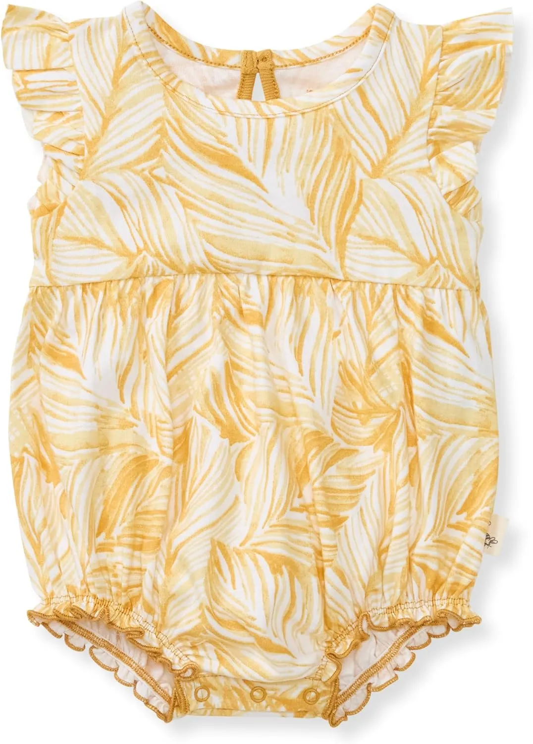 Burt's Bees Baby Baby Girls Rompers, One Piece Jumpsuits, 100% Organic Cotton and Toddler Layette Outfit