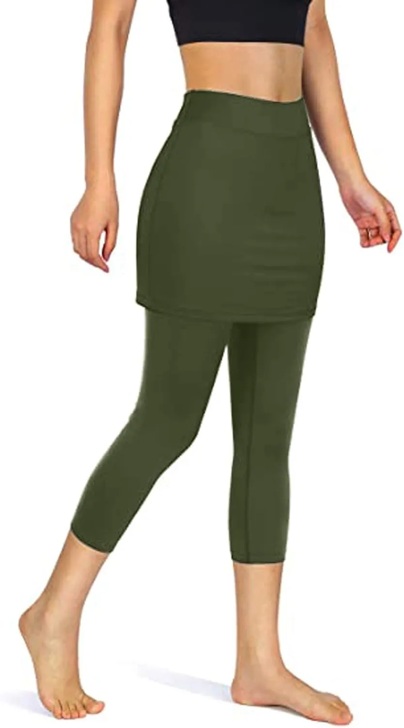 Butt Lifting Leggings with Flap Pockets Stretch Cargo Leggings High Waist Workout Running Pants Tummy Control
