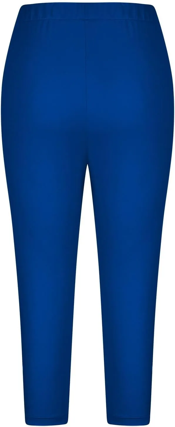 Capri Leggings for Women Knee Length Capri Leggings 2024 Summer Cropped Pants Casual Solid Comfy Capris Capri
