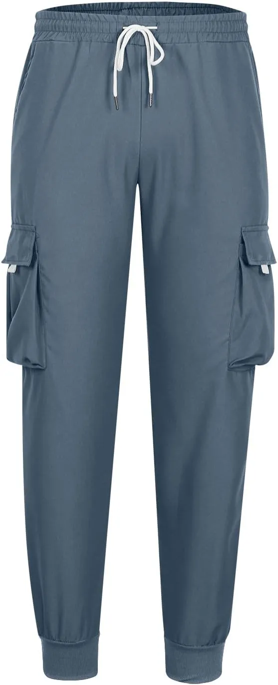 Cargo Joggers Men Baggy Casual Athletic Jogger Cargo Pants Drawstring Fashion Y2k Streetwear PantalóN Cargo Hombre