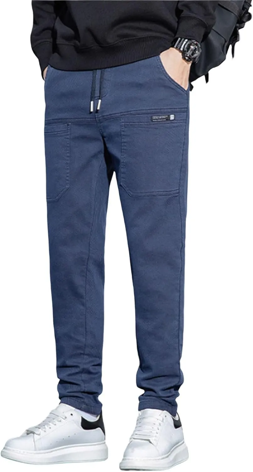 Cargo Pants for Men Slim Fit Multipants - High Stretch Multi-Pocket Durable Cargo Pants Mens Comfy Stretch Cargo Pant