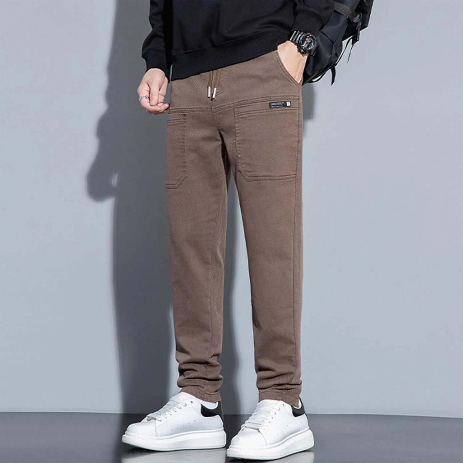 Cargo Pants for Men Slim Fit Multipants - High Stretch Multi-Pocket Durable Cargo Pants Mens Comfy Stretch Cargo Pant