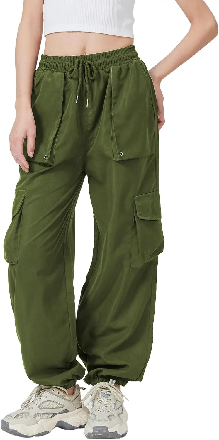 Cargo Patchwork Pants Women Baggy Techwear Joggers Cargo Pants Women