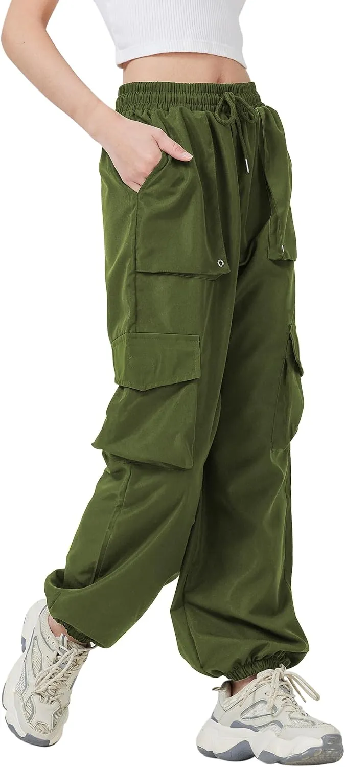 Cargo Patchwork Pants Women Baggy Techwear Joggers Cargo Pants Women