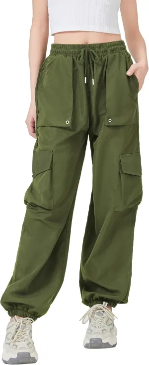 Cargo Patchwork Pants Women Baggy Techwear Joggers Cargo Pants Women