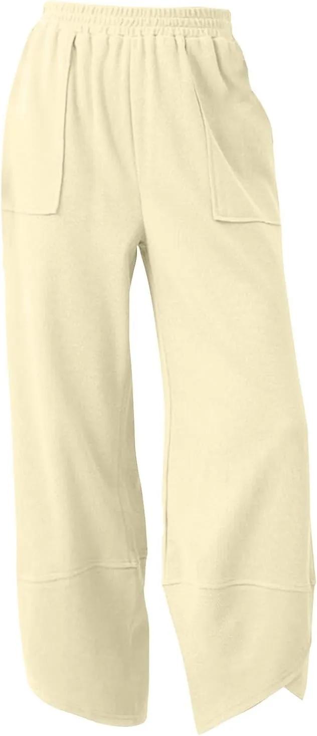 Cargo Sweatpants for Boys Girls High Elastic Waisted Bottom Hip Hop Dance Jogger Pants Versatile Streetwear Pants