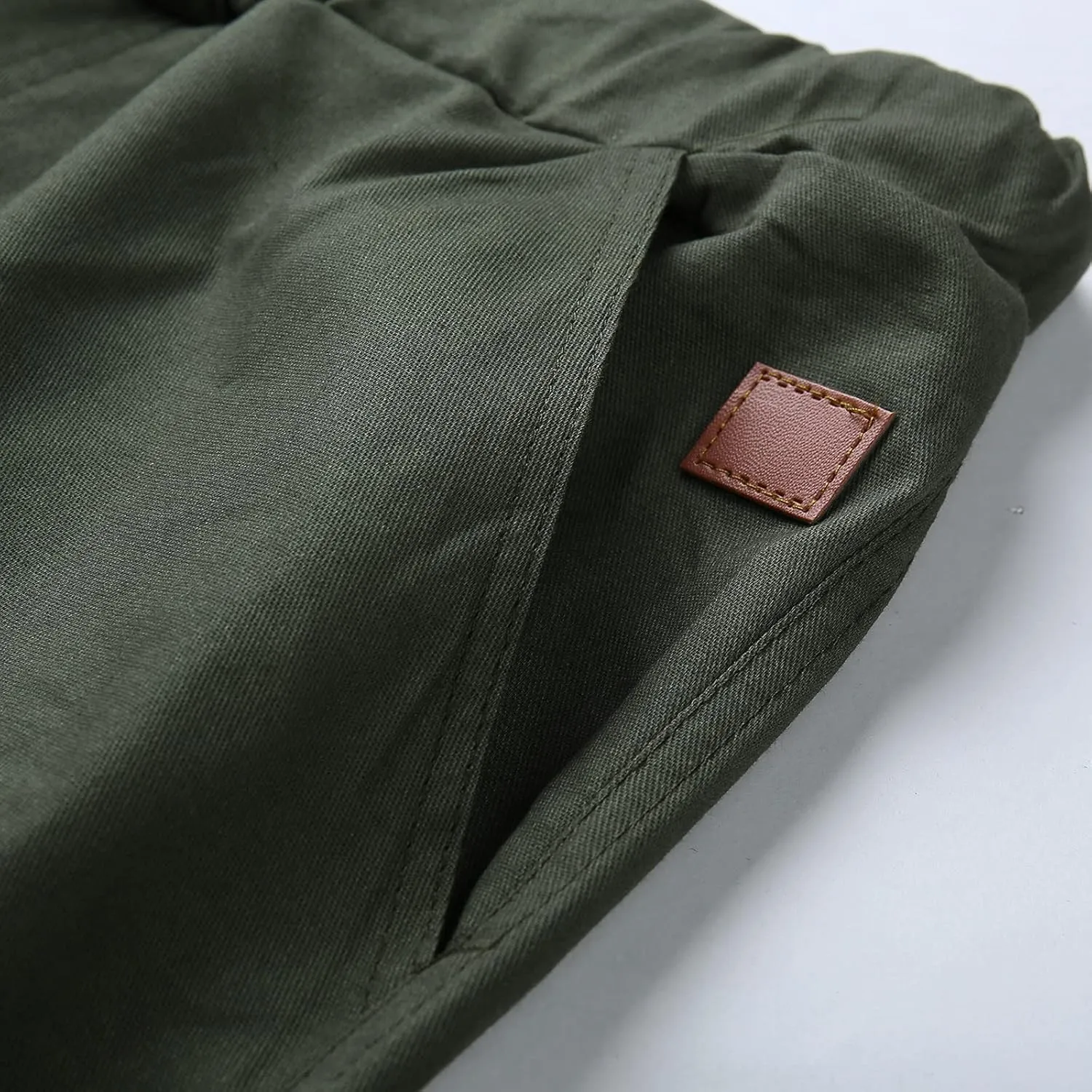 Cargo Sweatpants for Men Workout Trousers Casual Cargo Pants Fleece Joggers Sweat Pants for Men Mens Cargo Sweatpants