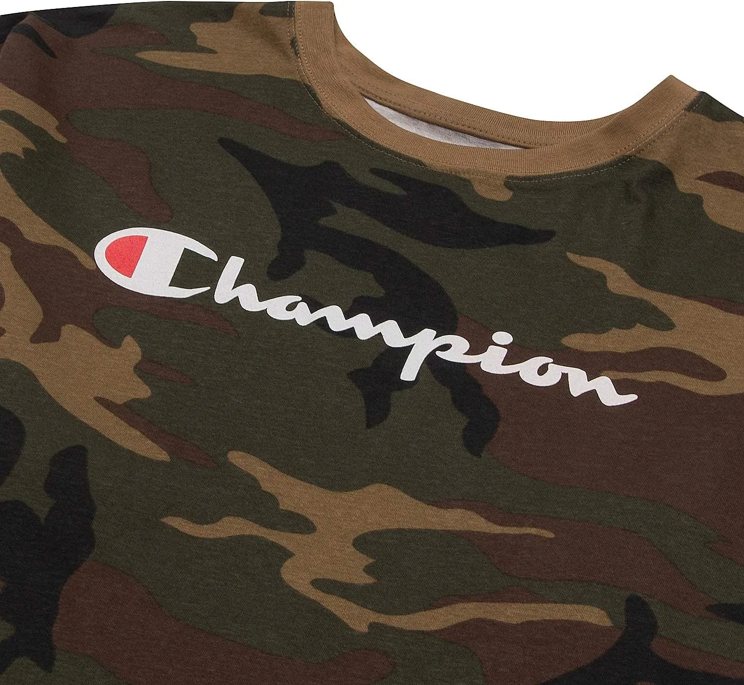 Champion Big and Tall Long Sleeve T Shirt for Men - Cotton Long Sleeve Tee