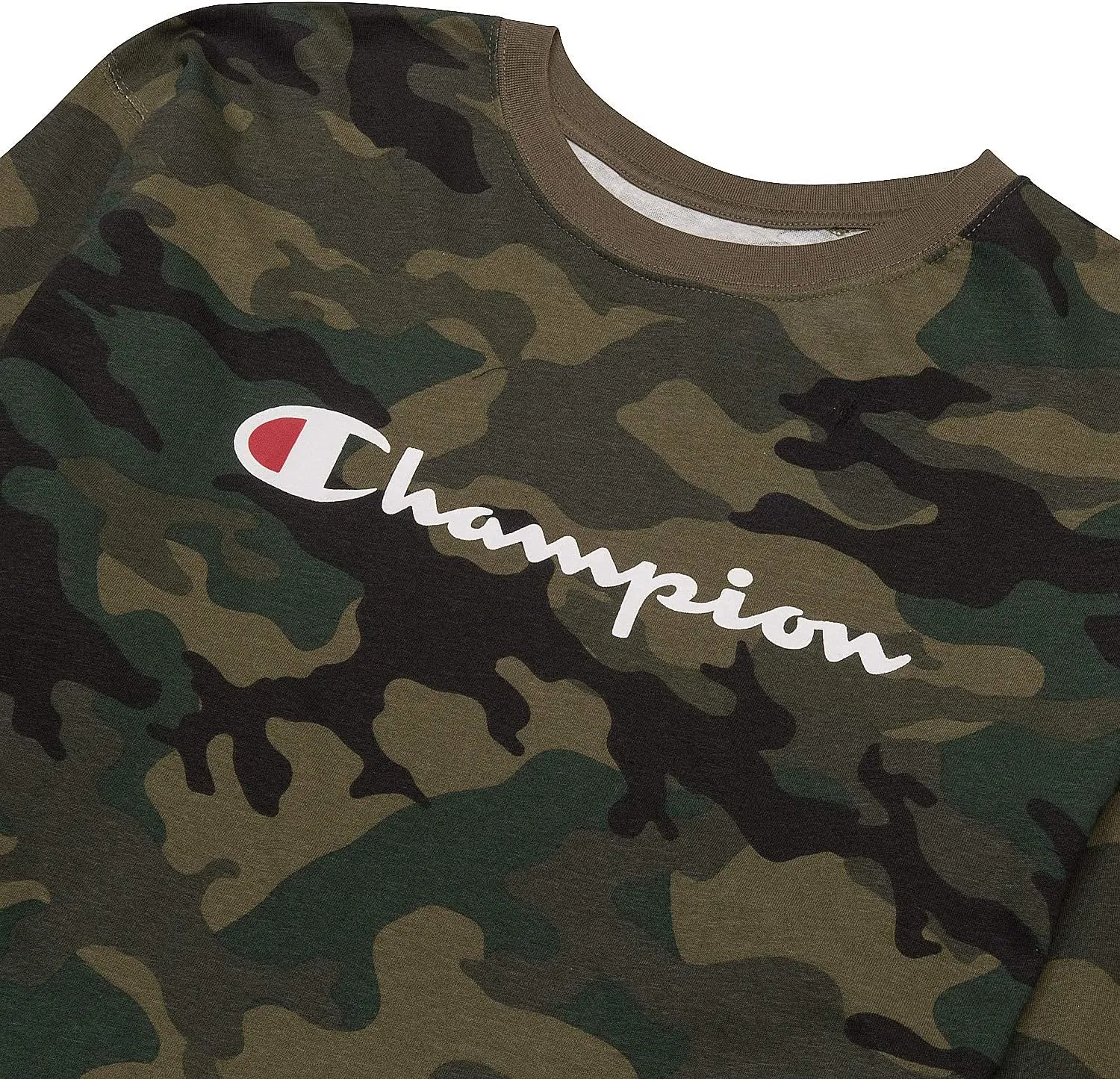 Champion Big and Tall Long Sleeve T Shirt for Men - Cotton Long Sleeve Tee