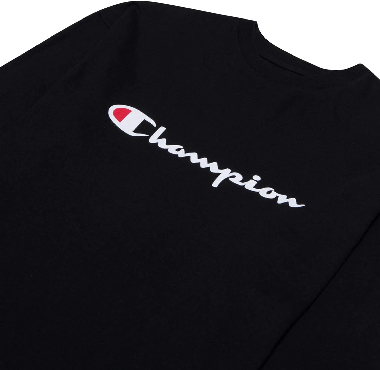 Champion Big and Tall Long Sleeve T Shirt for Men - Cotton Long Sleeve Tee