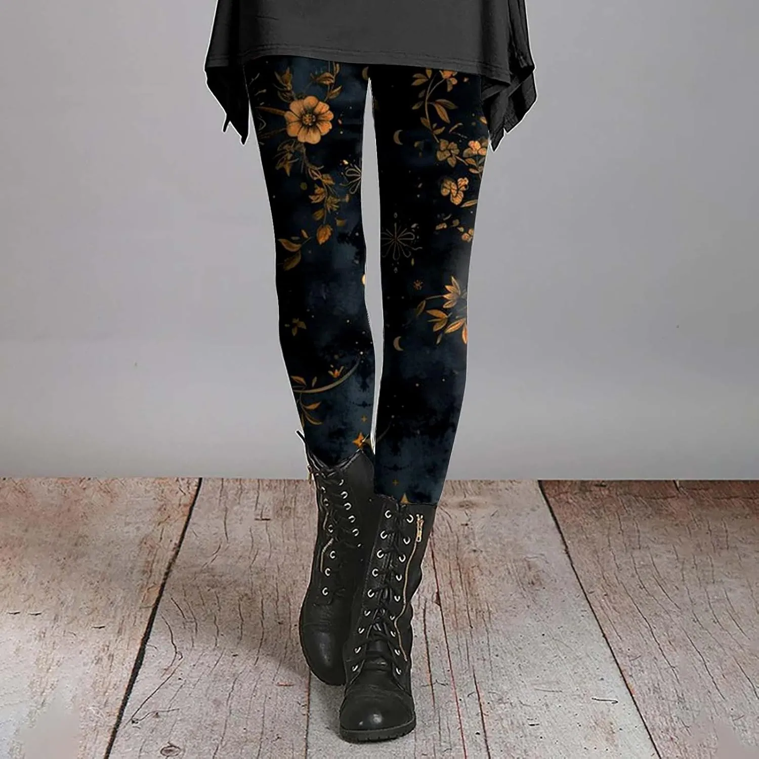Christmas Plus Size Leggings for Women Leopard Print Clothing for Women High Waisted Work Out Leggings