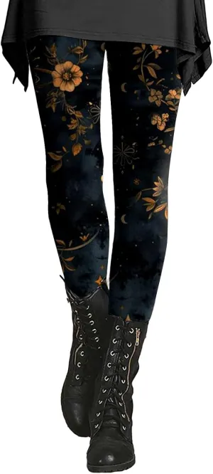 Christmas Plus Size Leggings for Women Leopard Print Clothing for Women High Waisted Work Out Leggings