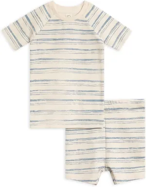 Colored Organics - Short Sleeve Organic Baby & Toddler Pajamas - 2-Piece Pj Set