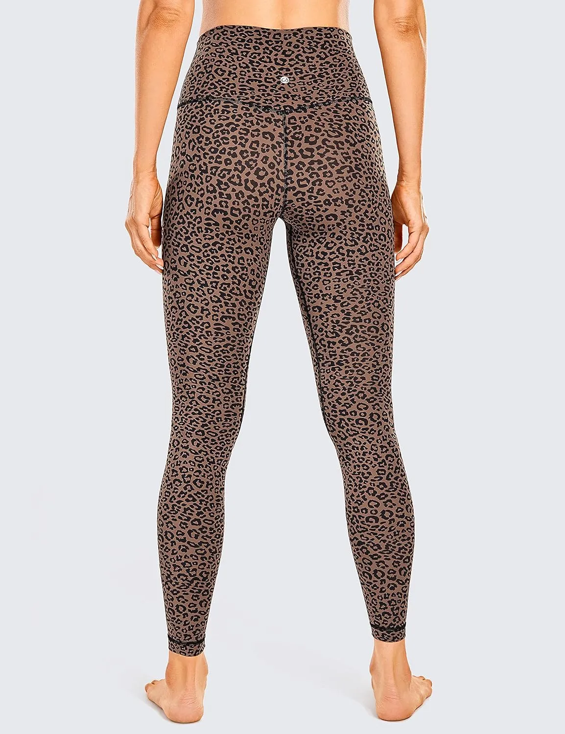 CRZ YOGA Women's Naked Feeling Yoga Pants 28 Inches - High Waisted Workout Leggings Full Length Tights Buttery Soft